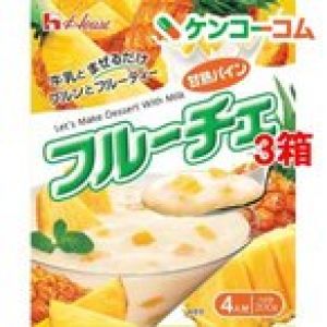 ハウス フルーチェ 甘熟パイン ( 200g*3箱セット )/ フルーチェ