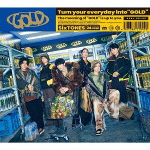 SixTONES／GOLD（初回盤A／CD+Blu-ray）（外付特典：日常に、カードを。(オリジナルゴールドカード)）