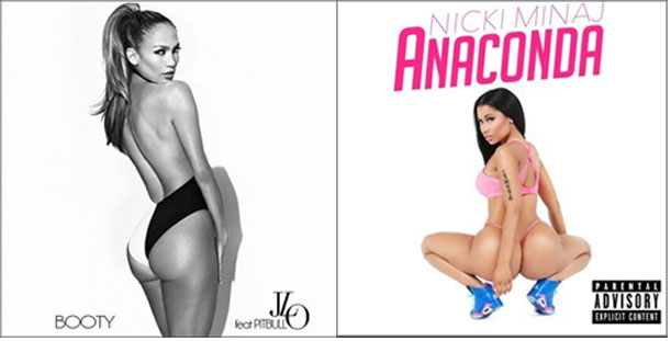 J. Lo vsニッキー・ミナージュのデカ美尻、米ネット民が選んだのは？