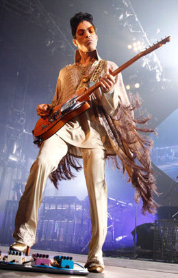 (EXCLUSIVE, Premium Rates Apply) (EXCLUSIVE COVERAGE) Prince performs during his "Welcome 2 Europe" tour at Ahoy on July 10, 2011 in Rotterdam, Netherlands. (Brian Ach/WireImage for NPG Records 2011)