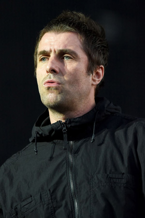 LONDON, ENGLAND - JUNE 29:  Liam Gallagher performs on stage at Finsbury Park on June 29, 2018 in London, England.  (Photo by Dave J Hogan/Dave J Hogan/Getty Images)