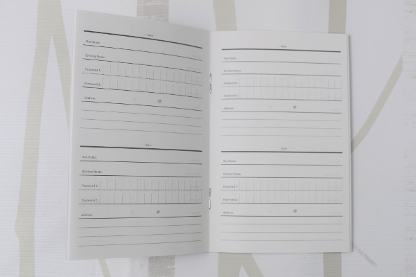 【100均ずぼらシュラン】ダイソー「パスワード管理帳」アナログ派には好評だが危険も!?の画像5