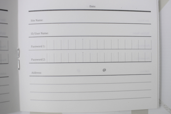 【100均ずぼらシュラン】ダイソー「パスワード管理帳」アナログ派には好評だが危険も!?の画像6