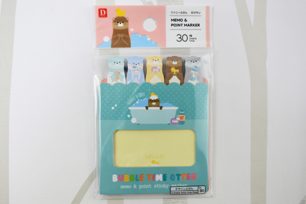 【100均ずぼらシュラン】ダイソー「ファニーふせん カワウソ」100円でこのキュートさは罪！の画像2