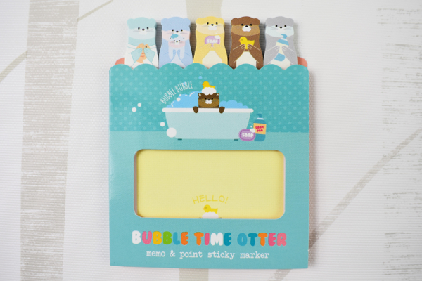 【100均ずぼらシュラン】ダイソー「ファニーふせん カワウソ」100円でこのキュートさは罪！の画像3