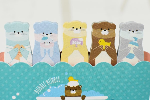 【100均ずぼらシュラン】ダイソー「ファニーふせん カワウソ」100円でこのキュートさは罪！の画像5