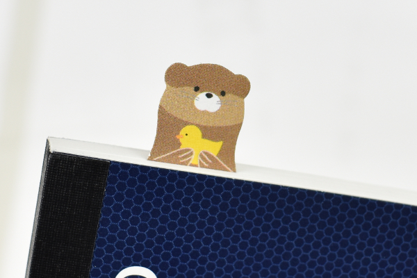 【100均ずぼらシュラン】ダイソー「ファニーふせん カワウソ」100円でこのキュートさは罪！の画像7