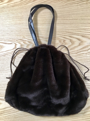 エコファー巾着バッグ