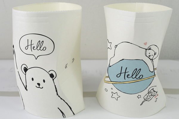 【100均ずぼらシュラン】ダイソー「ハローベア簡組立紙コップ」は紙コップならぬ神コップ？の画像5