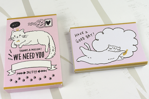 【100均ずぼらシュラン】ダイソー「ミニカード色紙（アニマル）」手のひらサイズでメッセージを送れる！の画像4