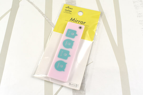 【100均ずぼらシュラン】ダイソー「ミラー（mina）」パステルカラーのモンスターに胸キュン！の画像2