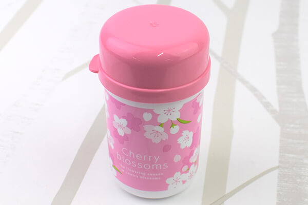 【100均ずぼらシュラン】ダイソー「おしぼり入れ」でランチタイムが華やかな花見気分に!?の画像1