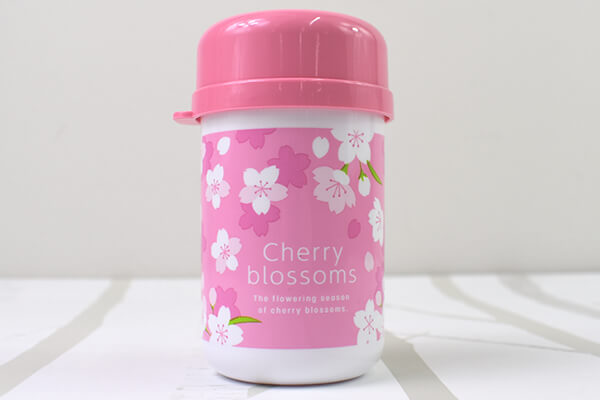 【100均ずぼらシュラン】ダイソー「おしぼり入れ」でランチタイムが華やかな花見気分に!?の画像3