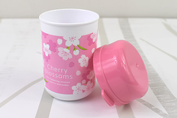 【100均ずぼらシュラン】ダイソー「おしぼり入れ」でランチタイムが華やかな花見気分に!?の画像4