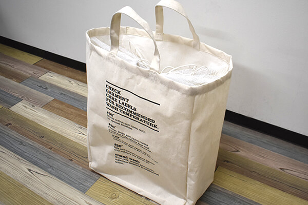 【100均ずぼらシュラン】ダイソー「スクエアランドリーバスケット」急な来客にも慌てない、洗濯物のおしゃれな収納の画像3