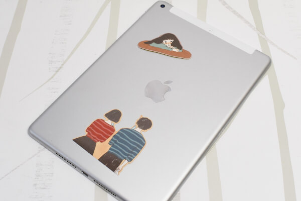 【100均ずぼらシュラン】ダイソー「ステッカー（イラストレーター あかり）」少女漫画のような胸キュンイラストがかわいい！の画像4