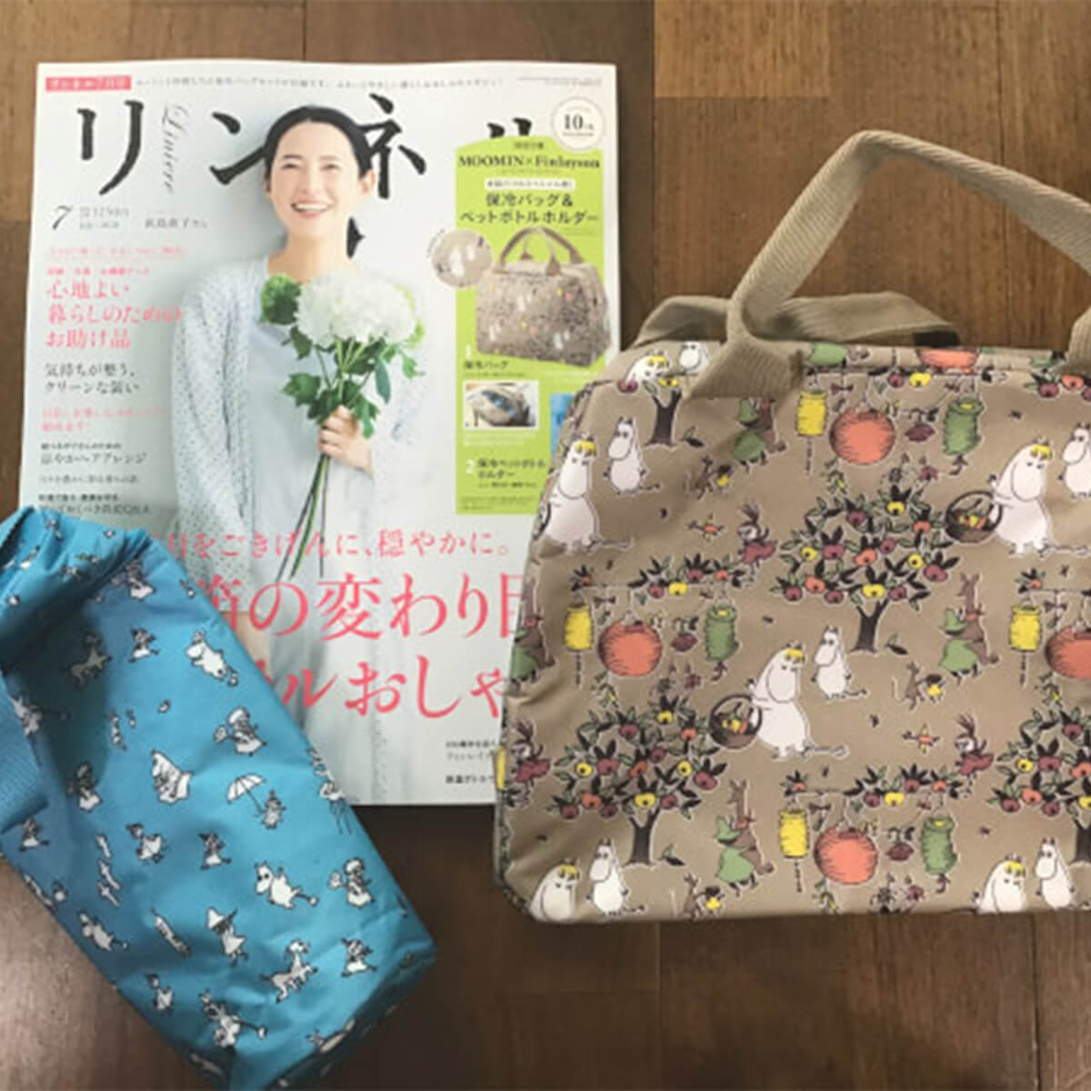 女性誌 男性誌 雑誌付録16点まとめ売り ポーター ムーミン ビームスリンネル リンネル 2025年 7月号 増刊 雑誌 付録 [MOOMIN (ムーミン