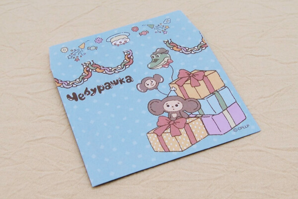 【100均ずぼらシュラン】ダイソーの「ミニレターセット（チェブラーシカ）」ちょっとしたメッセージにぴったり！の画像4