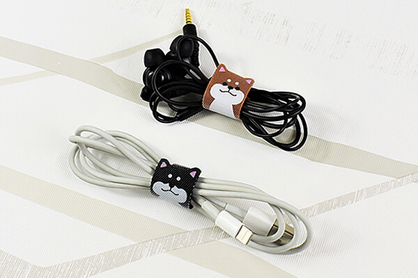 【100均ずぼらシュラン】セリア「ケーブルタイ 4P」愛らしい柴犬はケーブルを守ってくれる番犬!? の画像6