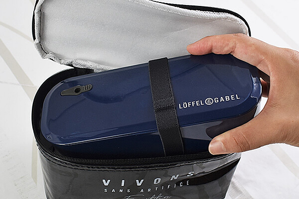 【100均ずぼらシュラン】セリア「PVCランチバニティケース ミルキーカラー」は化粧ポーチみたいで保冷温可能の画像4