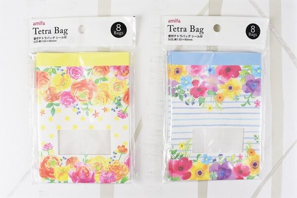 【100均ずぼらシュラン】セリア「窓付テトラバッグ ウォーターフラワー」他5アイテム【週間まとめ9/7～9/11】の画像4