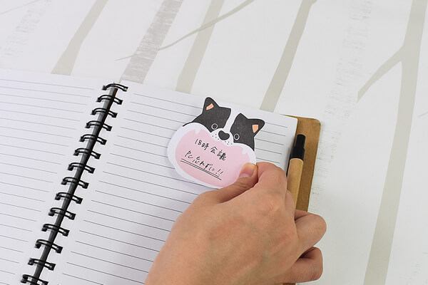 【ダイソーVSセリア】100均「アニマルふせん」かわいいネコVSユニークなイヌ、どちらが便利？の画像6