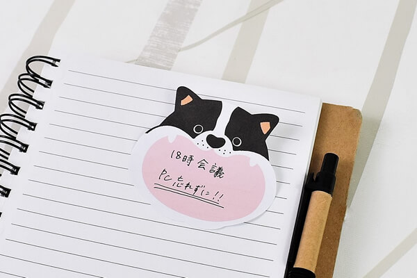 【ダイソーVSセリア】100均「アニマルふせん」かわいいネコVSユニークなイヌ、どちらが便利？の画像7