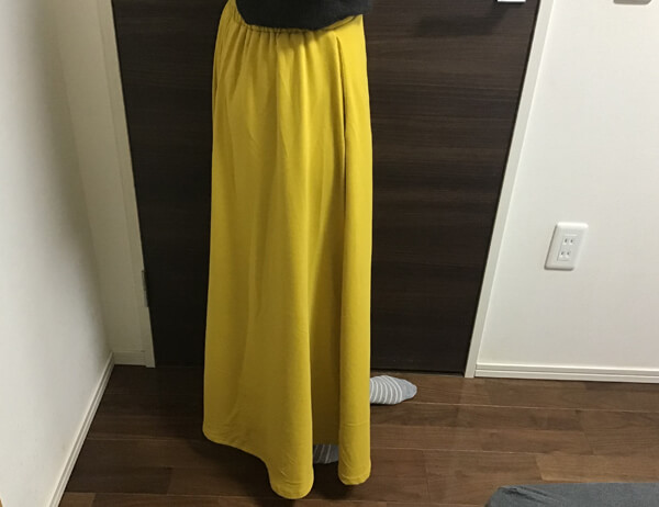 ロングスカート着用イメージ