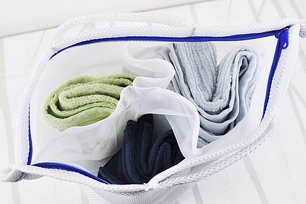 スリーコインズ「3ポケットランドリーネット」収納力抜群で複数の洗濯物をまとめて洗える！の画像5