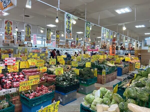 青果コーナーは２か所あります