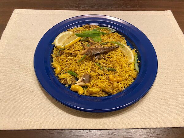 糠さんまのビリヤニ