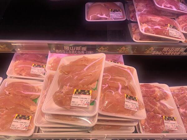 国産鶏ささみは100gあたり68円