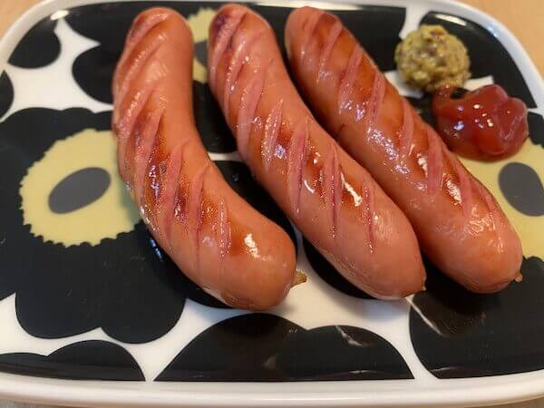 ポークウィンナーを調理しました