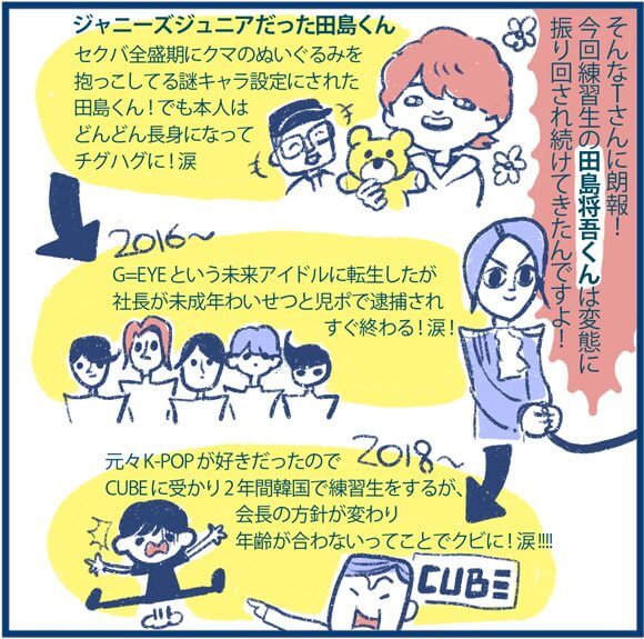 【マンガ】日プ狂想曲、再び！　スキャンダル発掘、クセ強トレーナー…Produce 101 Japanシーズン2も見どころがありすぎる！の画像4