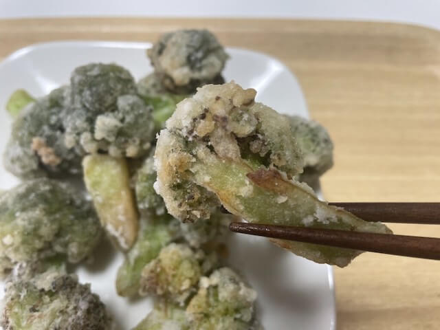 おいしいと絶賛続出【無限ブロッコリー揚げ】作ってみた！　3歳児もお菓子のようにバクバク食べて、歓喜の声が上がるぞ！の画像6