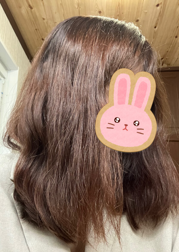 スタイリング剤なしです（C）サイゾーウーマン