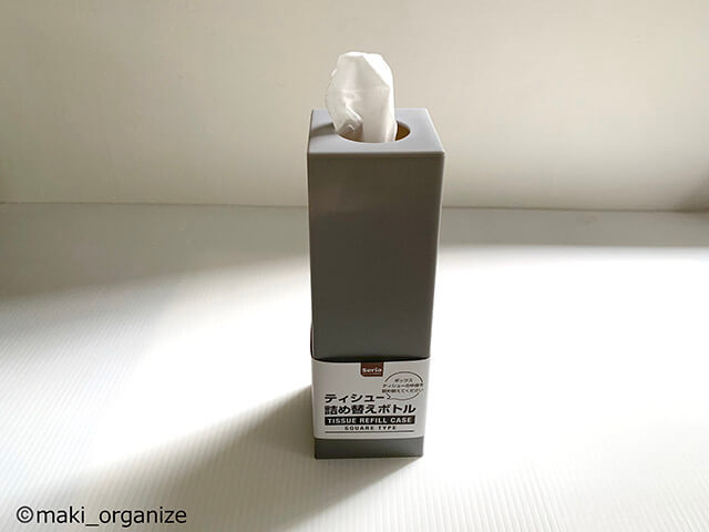 【セリア】110円「ボックスティッシュケース」、大容量ストック箱として使って! プロの収納実例集の画像10