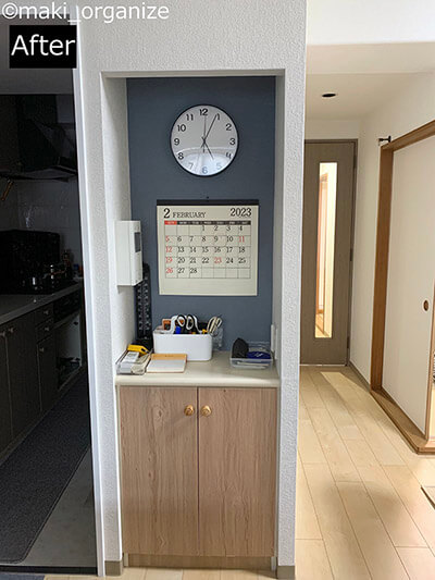 片付け専門家が「古い棚」を簡単DIY！　セリアのリメイクシートで傷や汚れを隠す方法の画像22