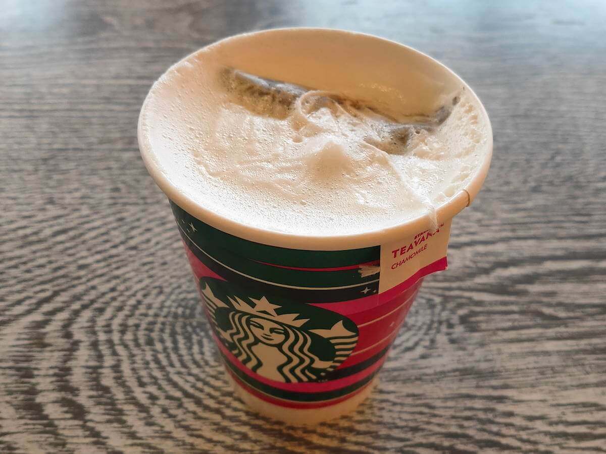 スタバ「ハニーカモミールティーラテ」の画像