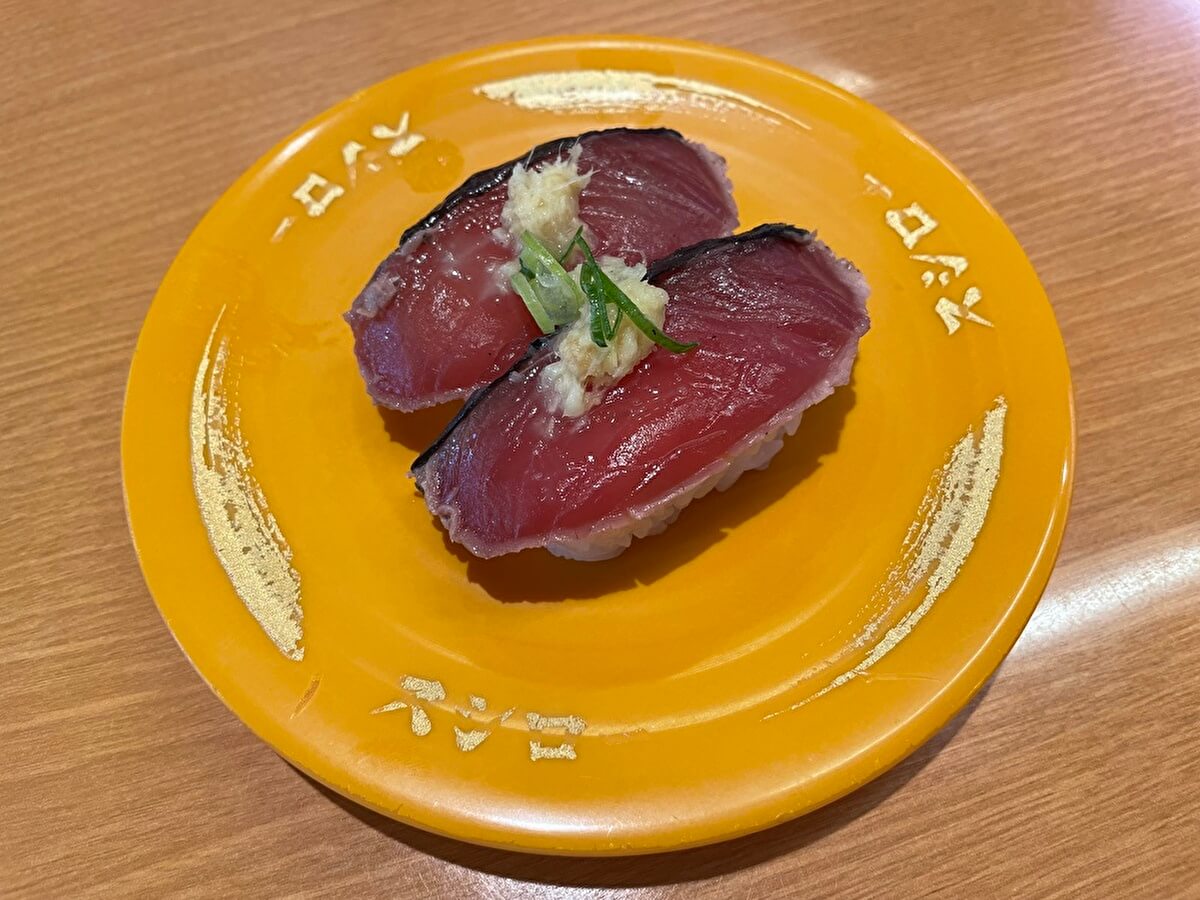 スシロー「気仙沼産かつおたたき」の画像