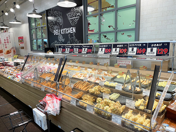 ベルクの総菜コーナーの画像