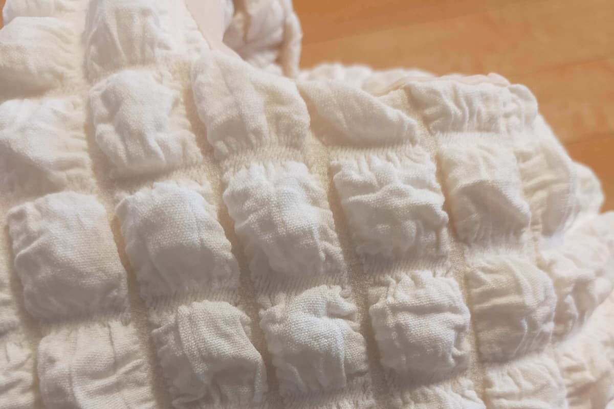 THREEPPYのマルシェバッグ　ぽこぽこの画像