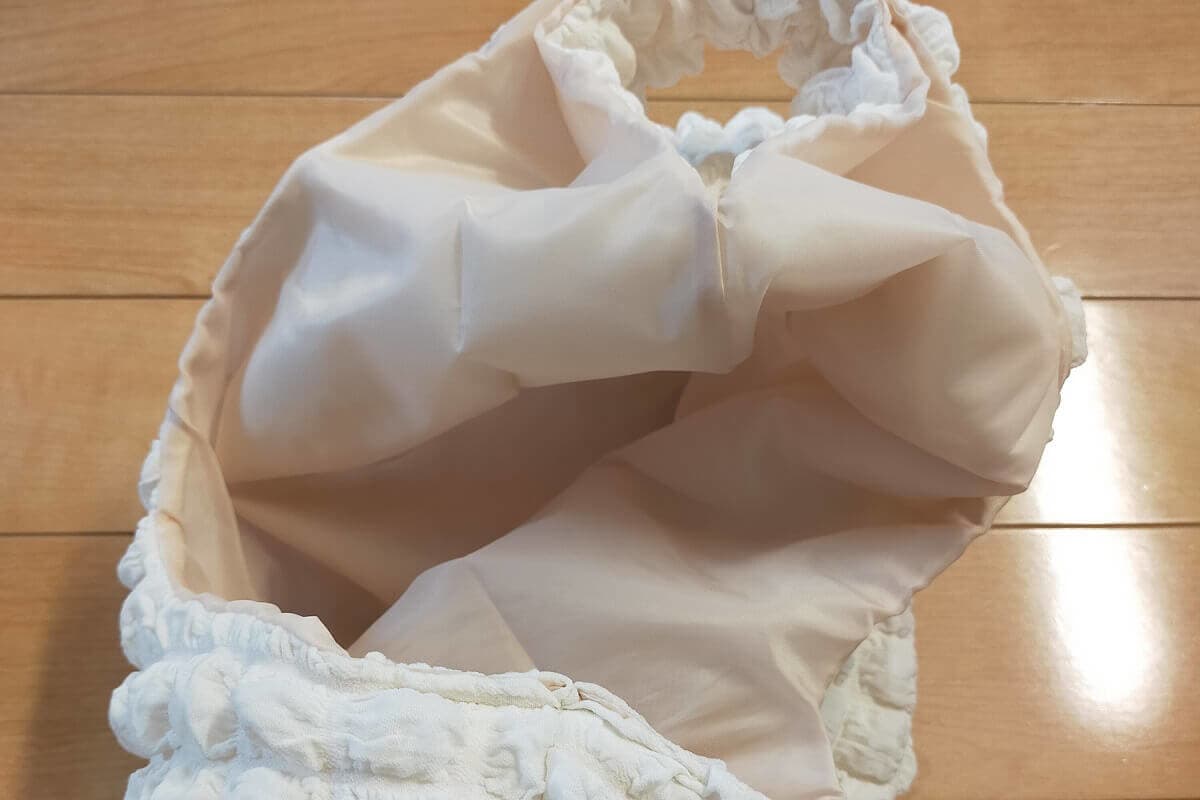 THREEPPYのマルシェバッグ　ぽこぽこの画像