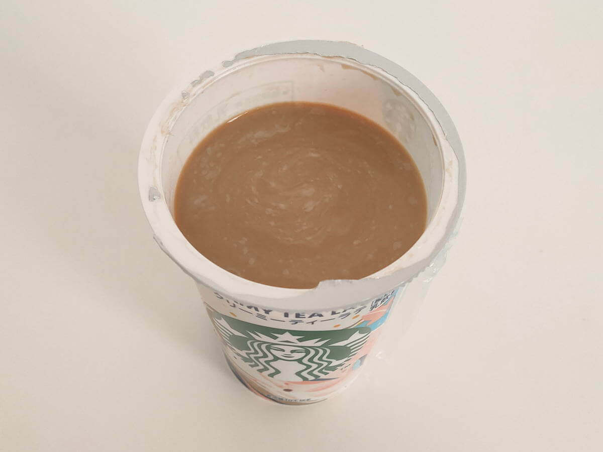 スタバチルドカップ「クリーミーティーラテ」の画像