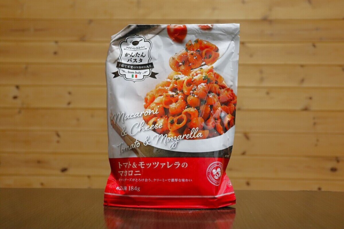 業務スーパー「トマト＆モッツァレラのマカロニ」の画像