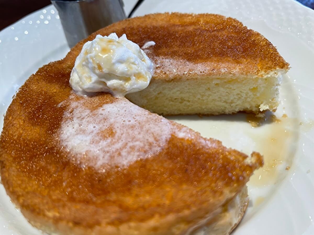 星乃珈琲店のモーニング「ミニパンケーキ」の画像