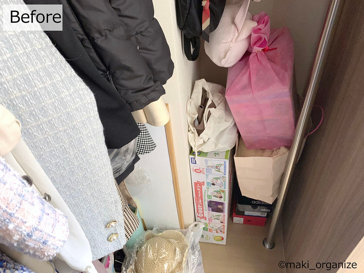 「物置化」したクローゼットがスッキリ！　プロの収納テク実例ビフォーアフターの画像9