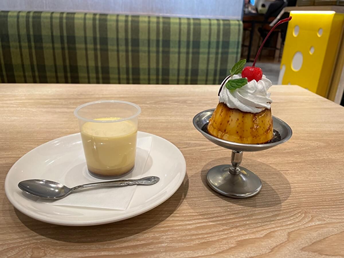 パステルの「なめらかプリン」と「クラシックプリン」の画像