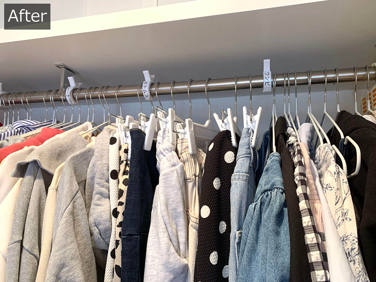 【セリア】1本25円「コスパ最強ハンガー」で収納力が劇的アップ！　プロの使用実例の画像5
