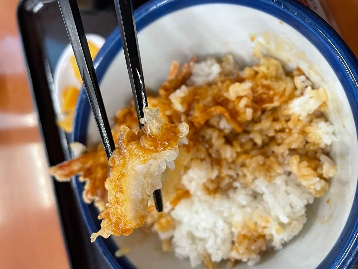 天丼てんや「海老といかの上天丼」の画像